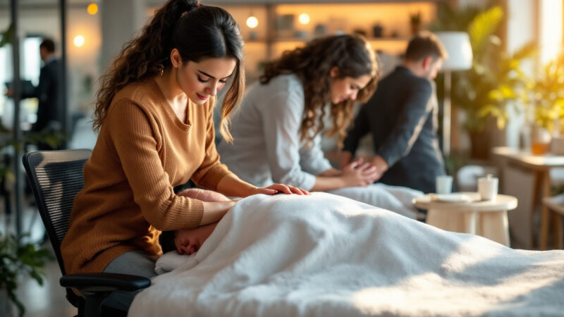 Les différents types de massages adaptés au milieu professionnel